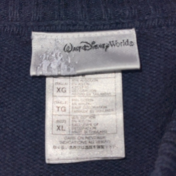 Disney World WDW Parks Full Zip Minnie Sweater Elbow Patches - size XL.    M - Picture 6 of 8